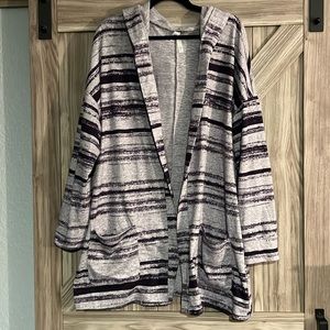 LulaRoe Mackenzie sweater with hood